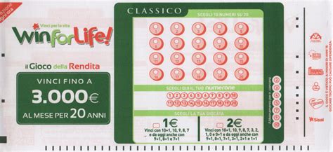 win for life 10/20|WinForLife Classico Estrazioni .